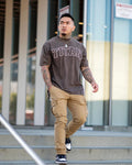 VARSITY OVERSIZED TEE - Mocha