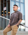 VARSITY OVERSIZED TEE - Mocha