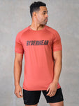 FLEX MESH T-SHIRT - Dusty Red