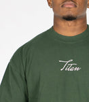 Premium Oversized Tee - Forest Green