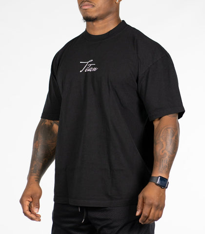 Premium Oversized Tee - Black