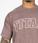 VARSITY OVERSIZED TEE - Mocha