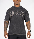 VARSITY OVERSIZED TEE - Gunmetal