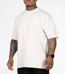 VICTORY OVERSIZED TEE - Stone Grey