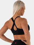 Neonude Sports Bra - Black Neon