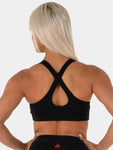 Neonude Sports Bra - Black Neon