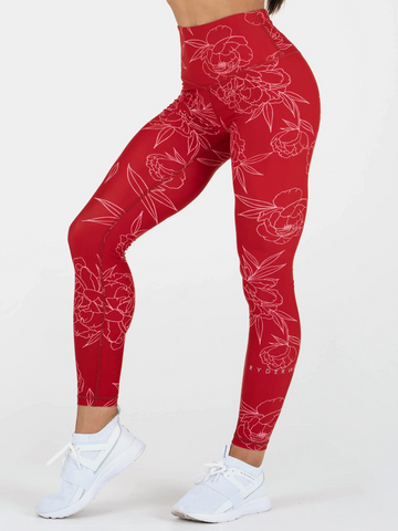 Stride High Waisted Leggings - Contrast Print