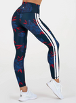 Stride High Waisted Leggings - Deep Print