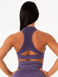 Seamless Sports Bra - Indigo Marl