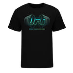 Men's UFC Geometric After Dark Speaker T-Shirt - Black