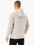 RECHARGE ZIP UP HOODIE - GREY MARL