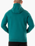 RECHARGE ZIP UP HOODIE - TEAL