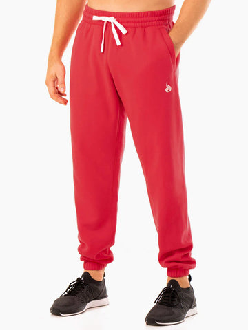 RECHARGE RELAXED TRACK PANT - RED