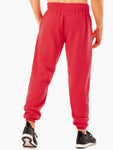 RECHARGE RELAXED TRACK PANT - RED