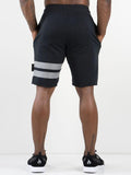 Varsity Track Shorts - Black
