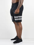Varsity Track Shorts - Black